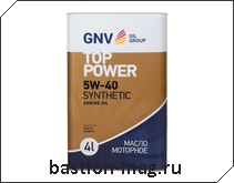 ����� �������� GNV�Top�Power�5W40�Synthetic�ACEA�C3,�MB�229.51/229.52,�4L�(���.��������)�