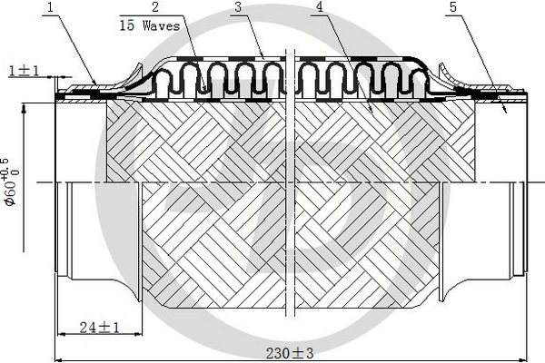 ����� ��������� d60mm-230mm Just Drive, ������� �������
