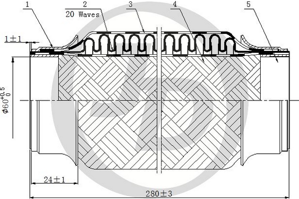 ����� ��������� d60mm-280mm Just Drive, ������� �������