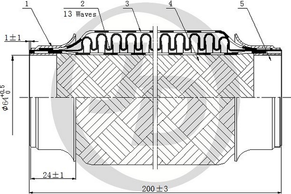 ����� ��������� d64mm-200mm Just Drive, ������� �������